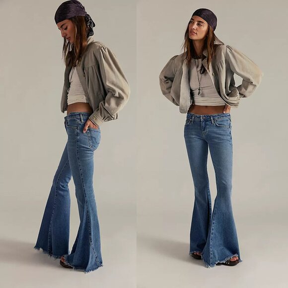 Free People Denim - Free People We The Free Emre Low-Rise Flare Jeans Size 29 - 41190